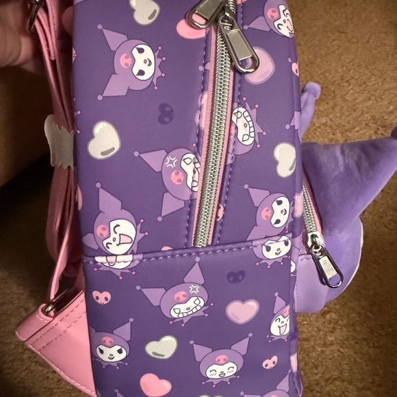 Loungefly Sanrio Purple Kuromi Backpack - Picture 4 of 7